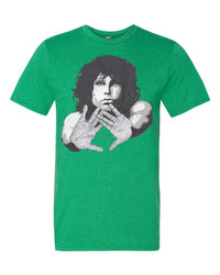 Jim Morrison by Robert Bowen Short Sleeve T-Shirt - Robert Bowen Tees